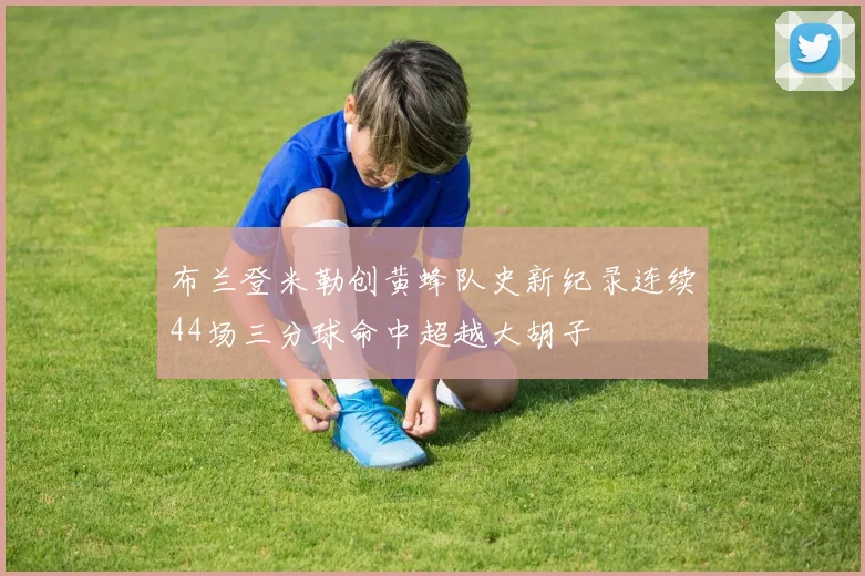 布兰登米勒创黄蜂队史新纪录连续44场三分球命中超越大胡子